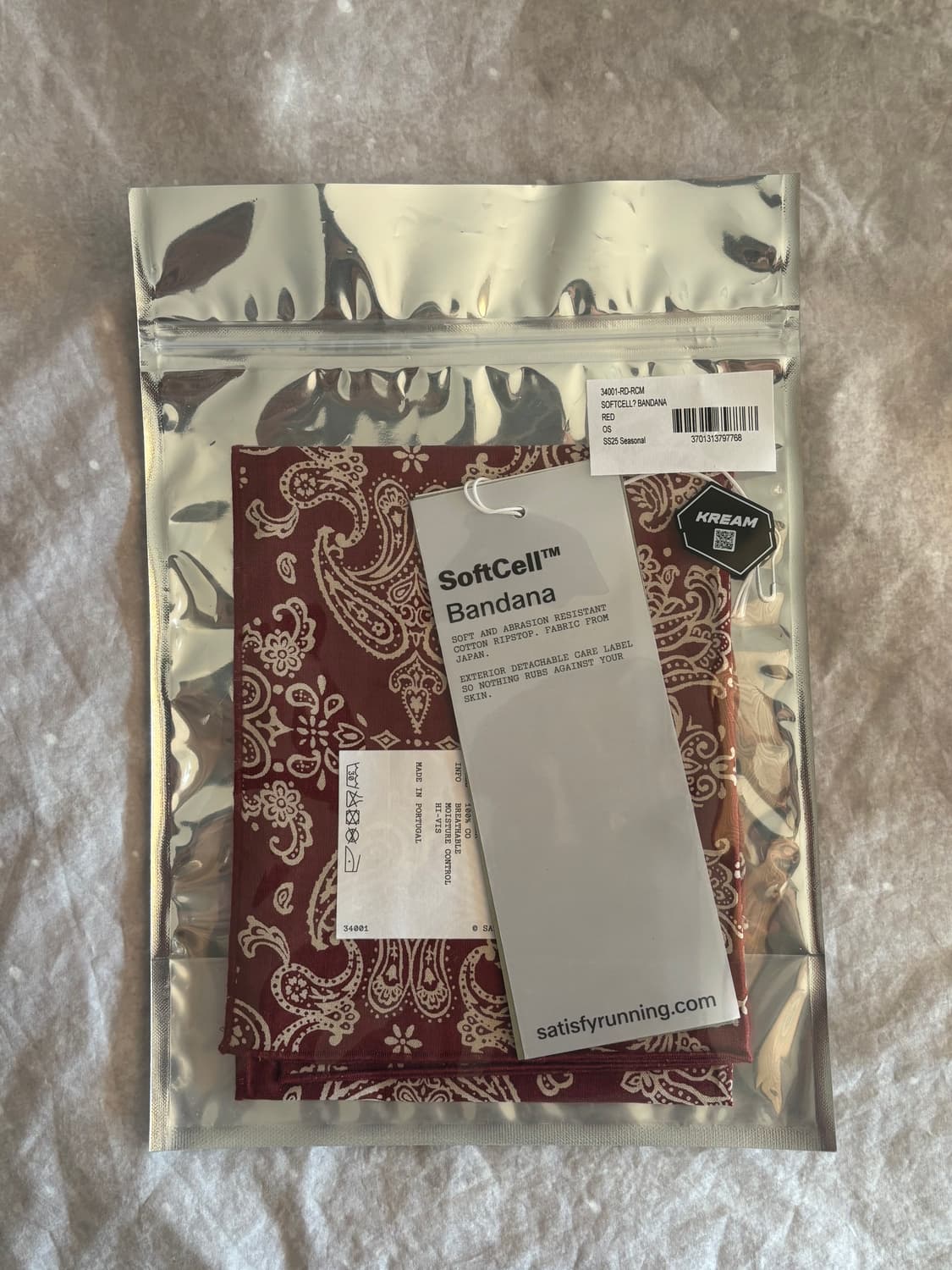 새티스파이 소프트쉘 반다나 레드 상품이미지2