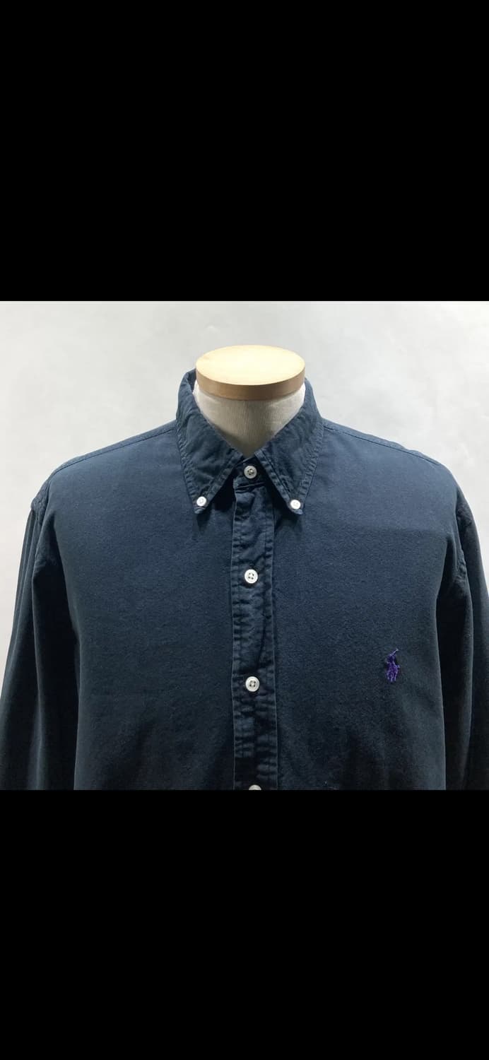 랄프로렌 남성솔리드셔츠 남방 블랙 L 상품이미지2