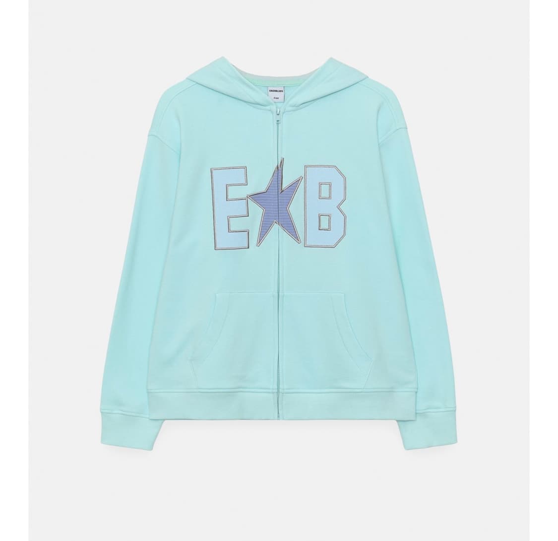 엔조블루스 와플 패치 집업 후디 상품이미지1