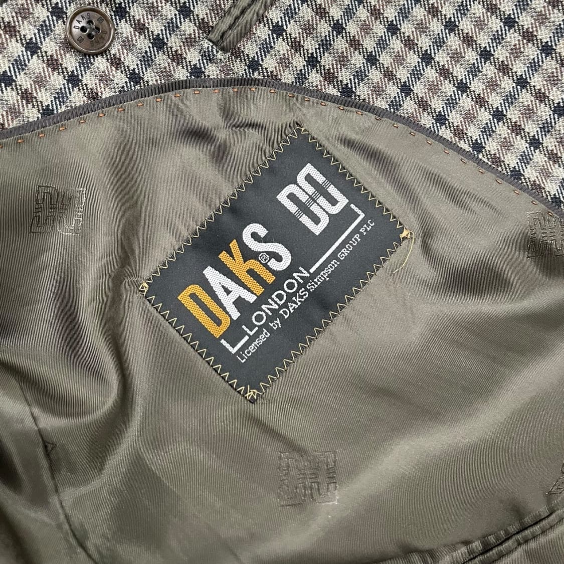 닥스 투버튼 체크 블레이저 상품이미지5