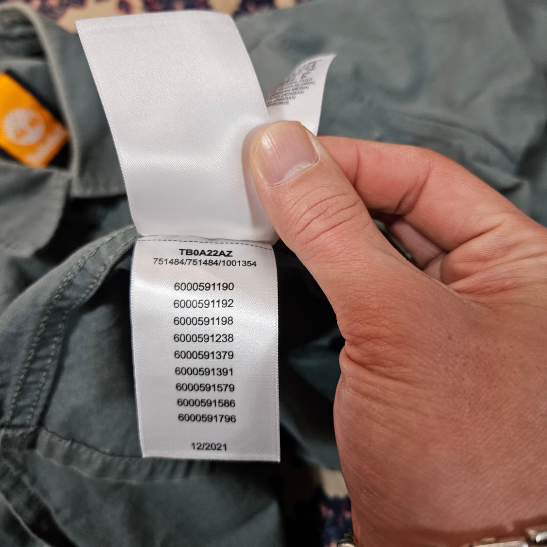 팀버랜드 립스타 워크웨어 셔츠 S size 상품이미지10