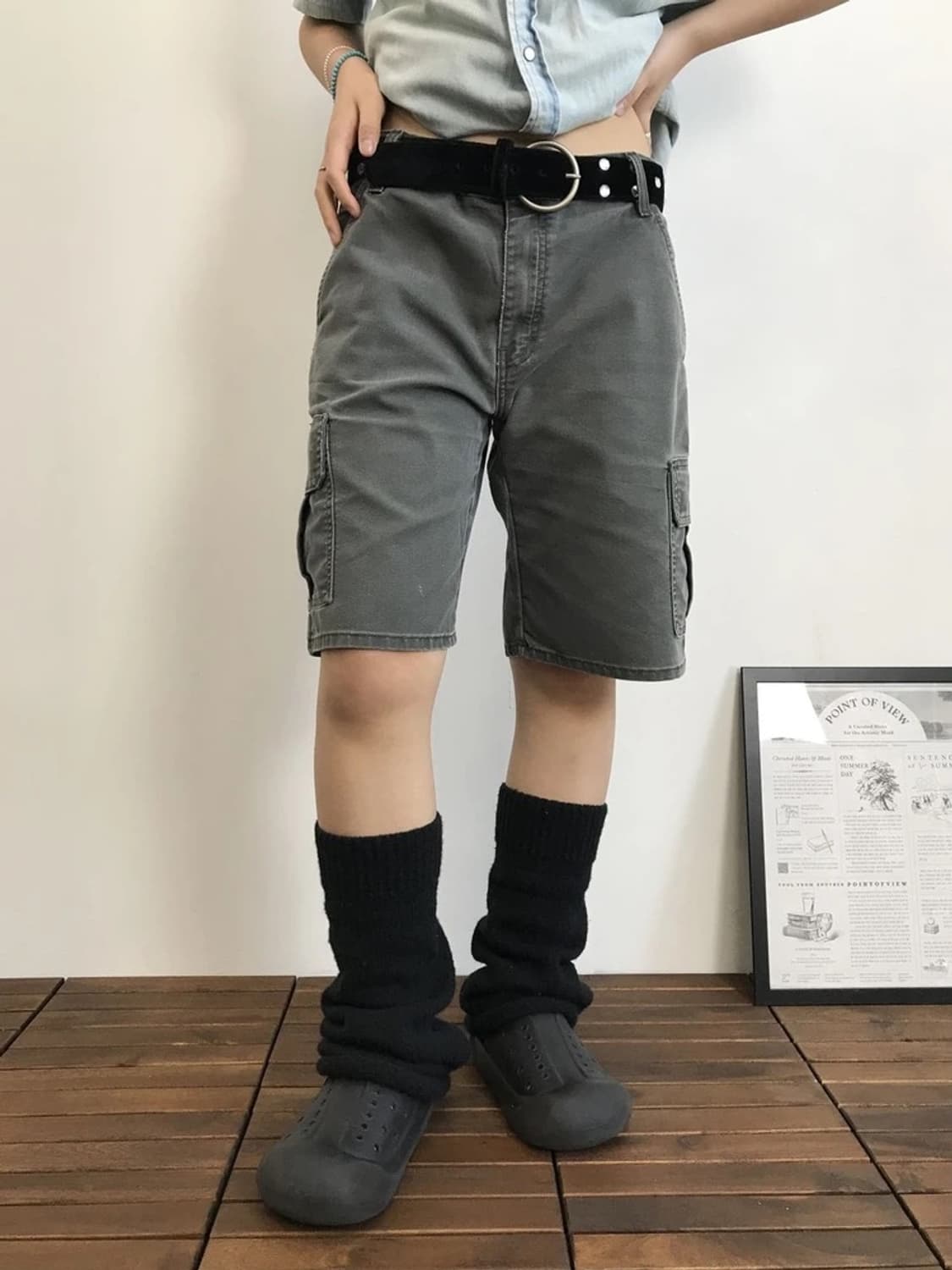 Dickies Cargo Work Shorts Grey 상품이미지2