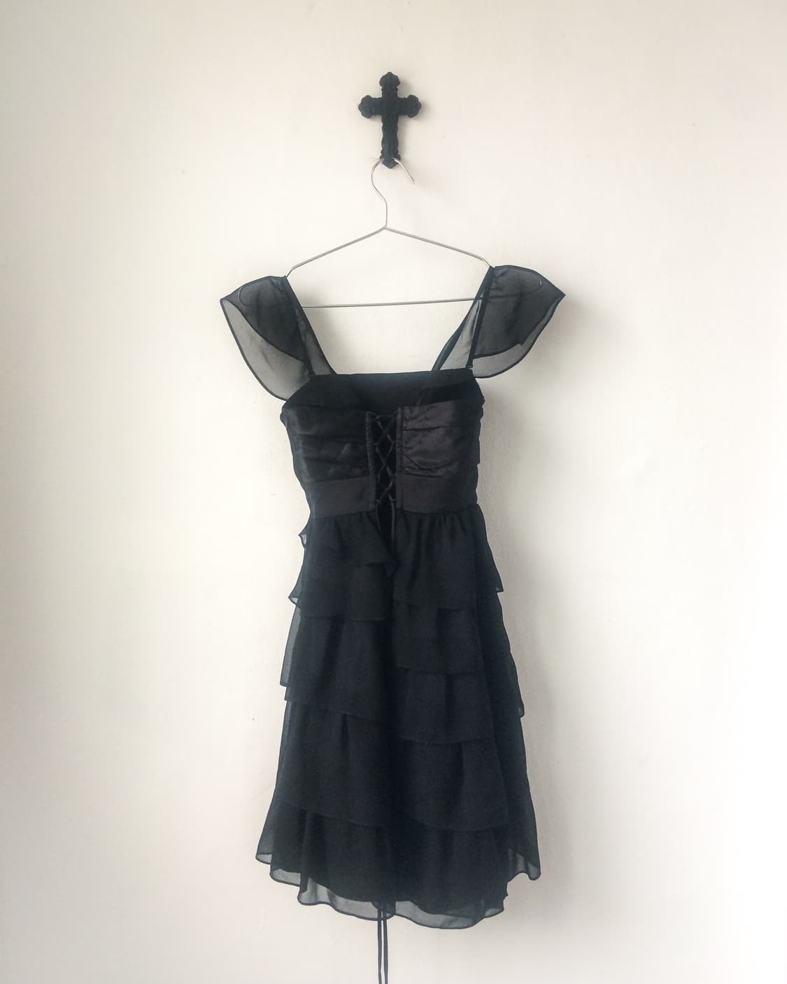 Unbalanced layer point sleeveless one pi 상품이미지4