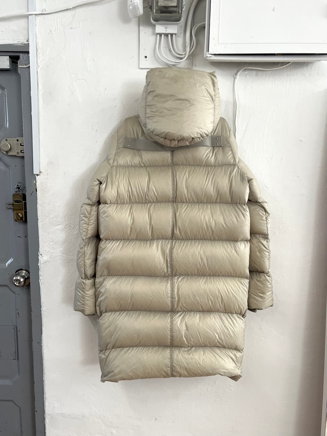 릭오웬스 2021FW 후드 레더포켓 롱패딩 상품이미지9