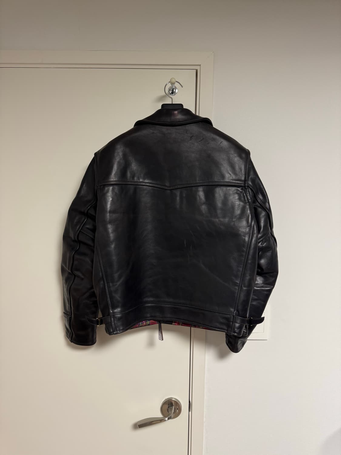 [40] Aero Leather 에어로 레더 하이웨이맨 자켓 상품이미지2