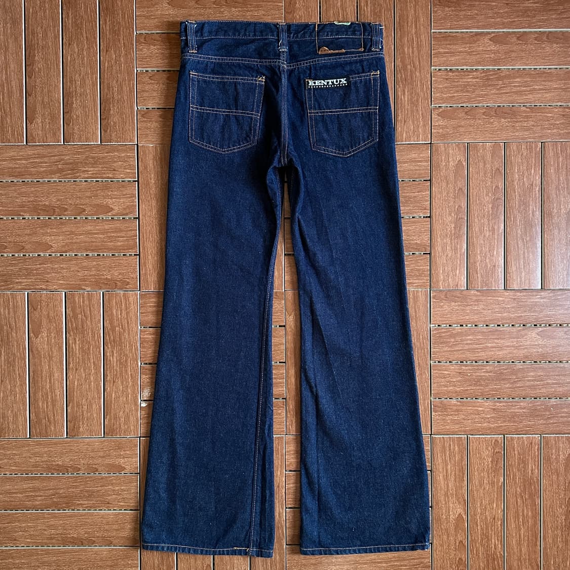 70‘s Kentux bell-bottom talon zip denim 상품이미지2