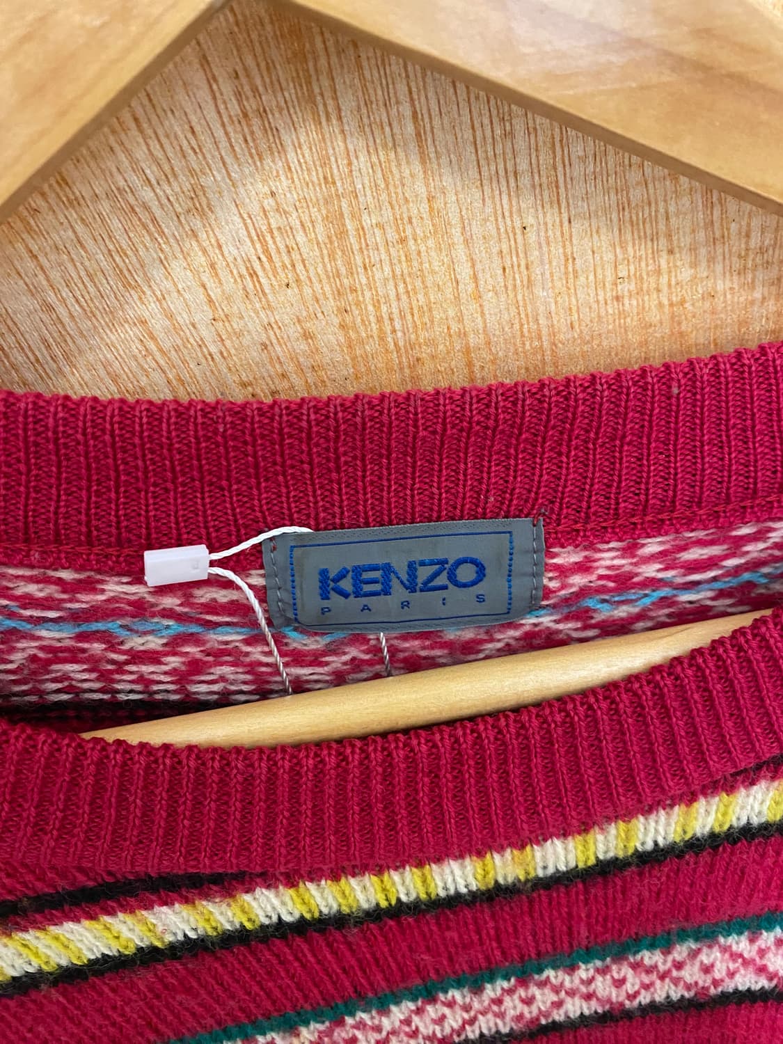 KENZO fair isle knit 겐조 페어아일 니트 상품이미지5