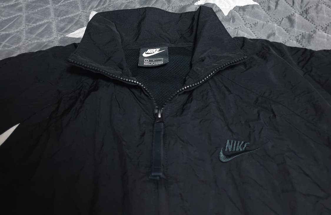 나이키 빅스우시 우븐 윈드러너 바람막이 집업자켓 블랙 (L) 상품이미지2