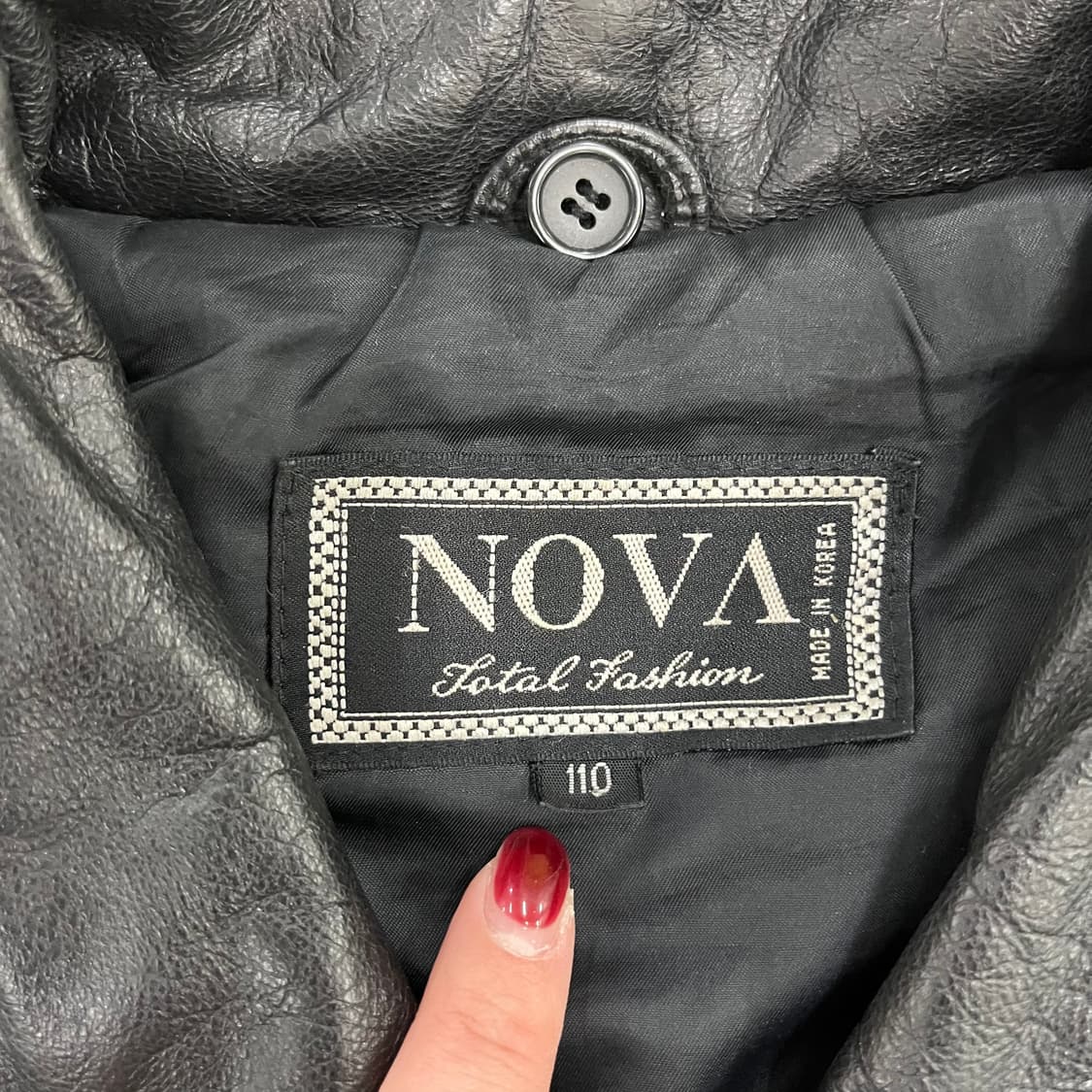 [110] NOVA 노바 블랙 소가죽 봄버자켓 라이더 자켓 0120M1 상품이미지2