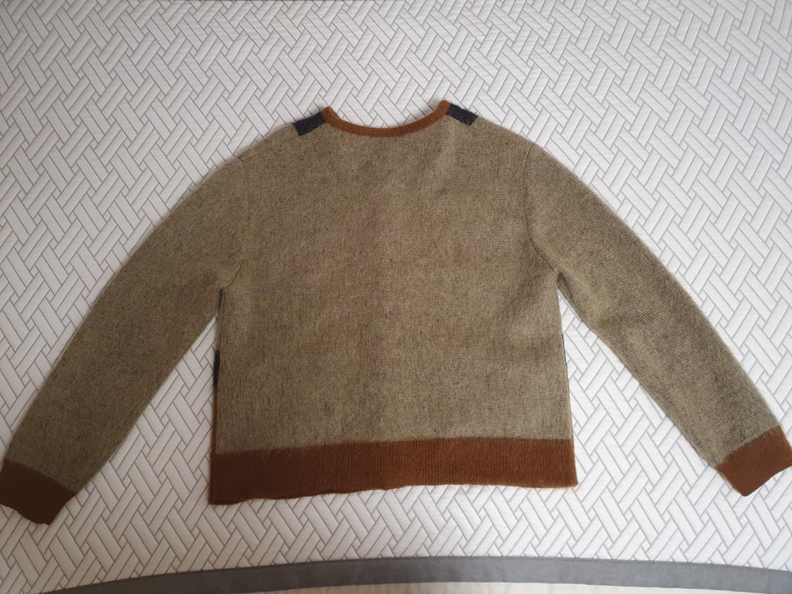CELINE Cardigan In Brushed Mohair Brown 상품이미지2