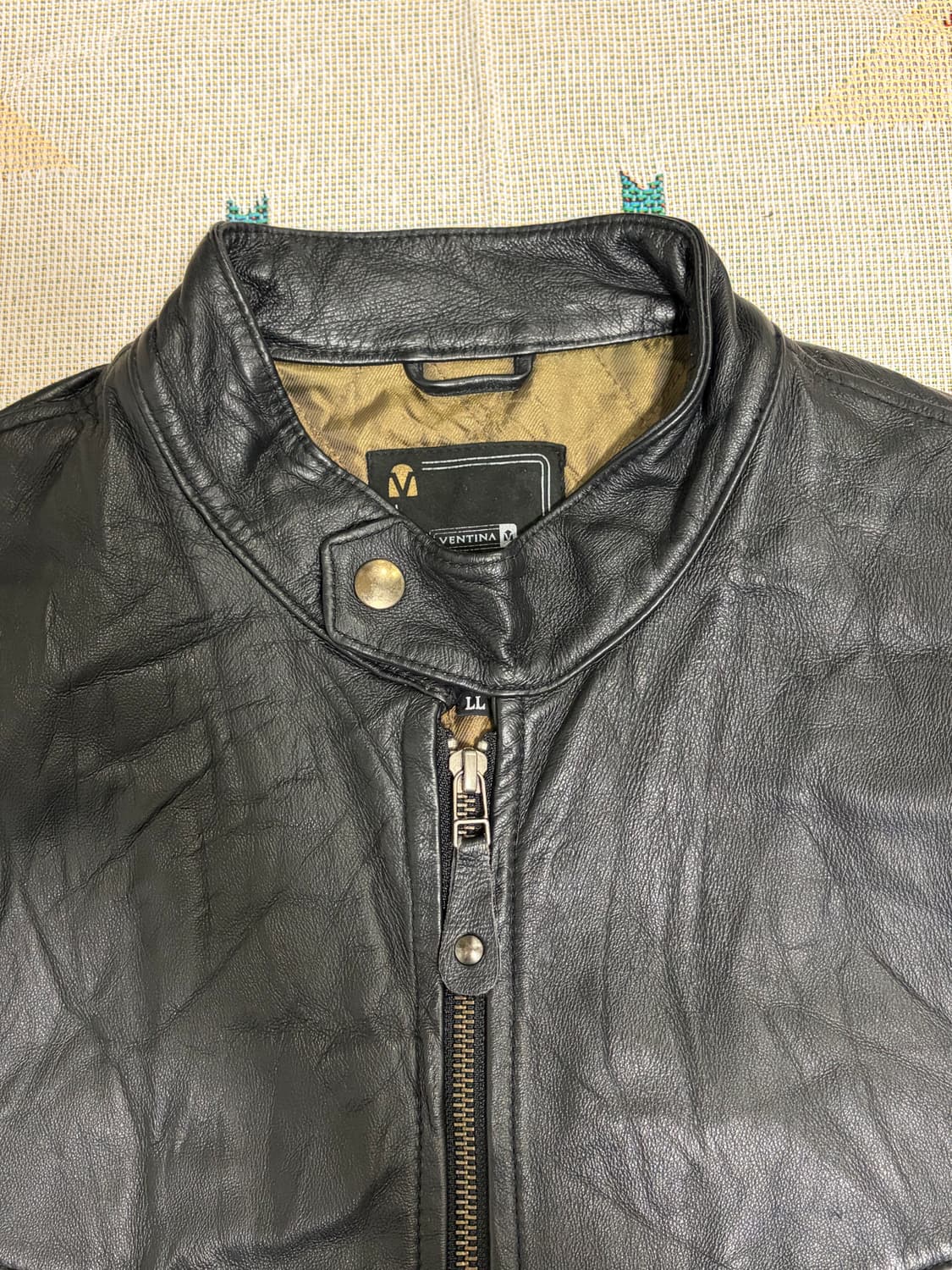 밴티나 리얼레더 싱글 라이더 카페레이서 자켓  상품이미지5