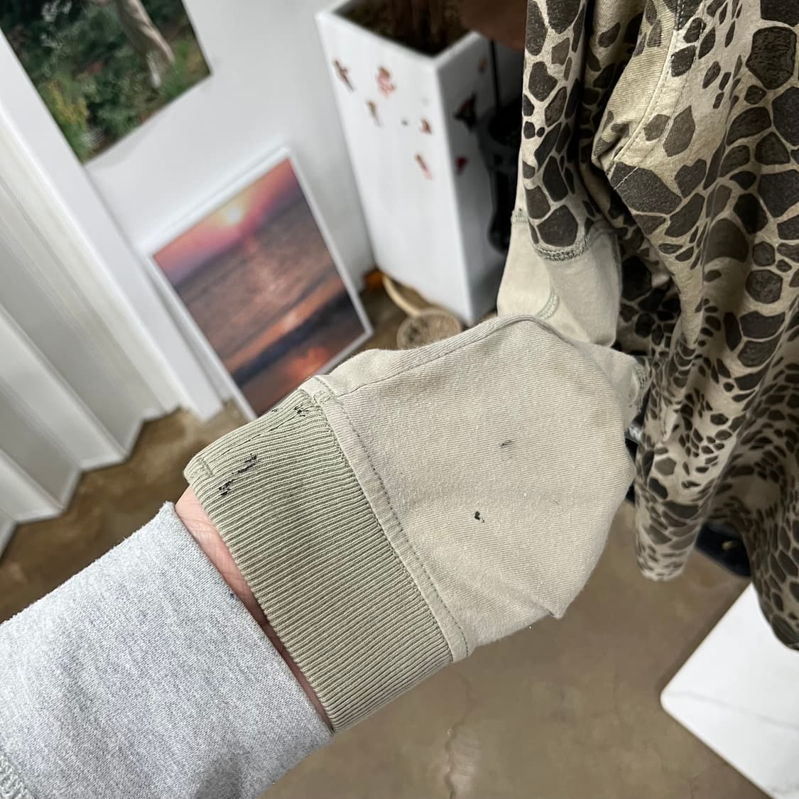 스톤아일랜드 엘리게이터카모 롱슬리브 XL 상품이미지6