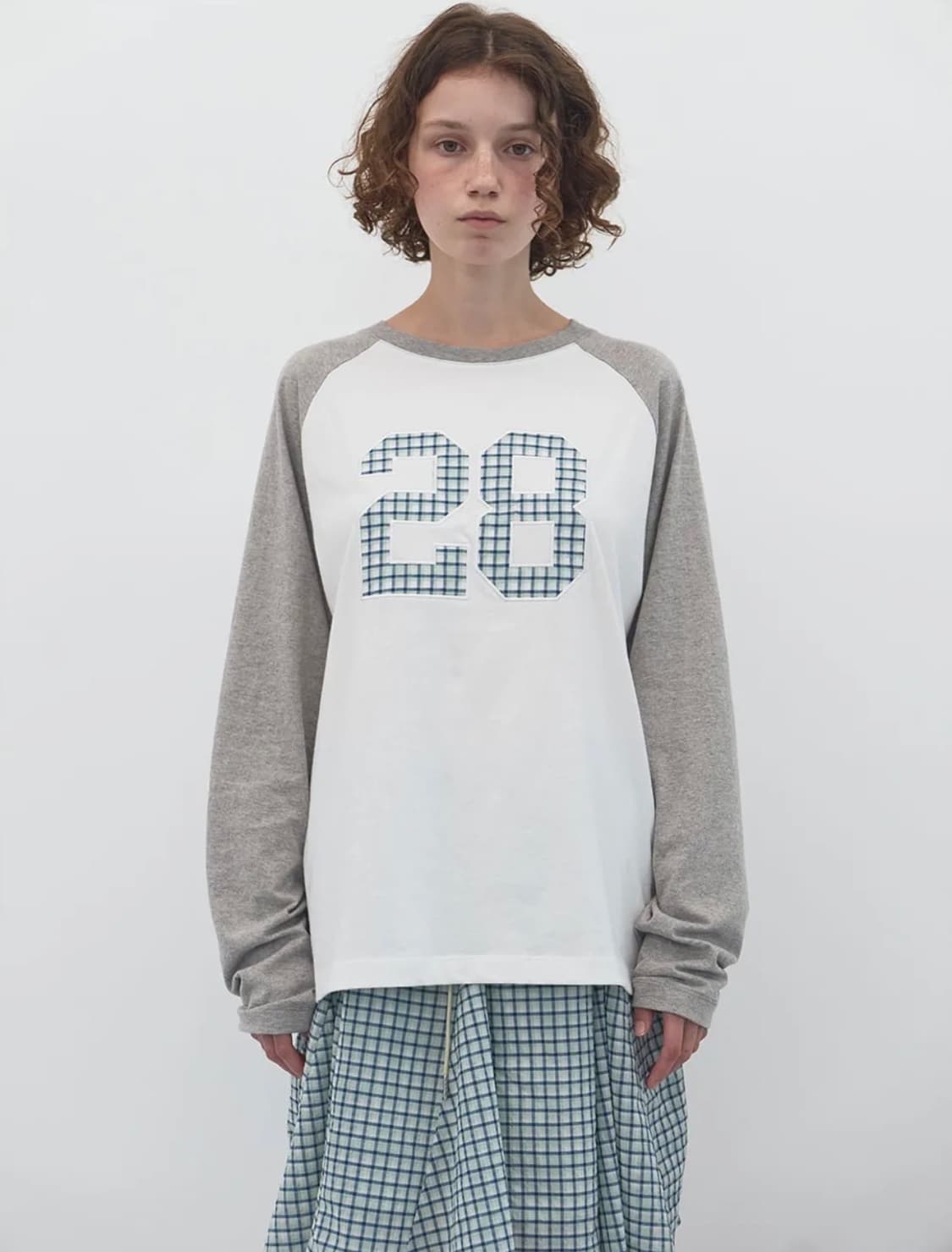 엔조블루스 롱슬리브 믹스 패치 박시 Lst (White) 상품이미지1