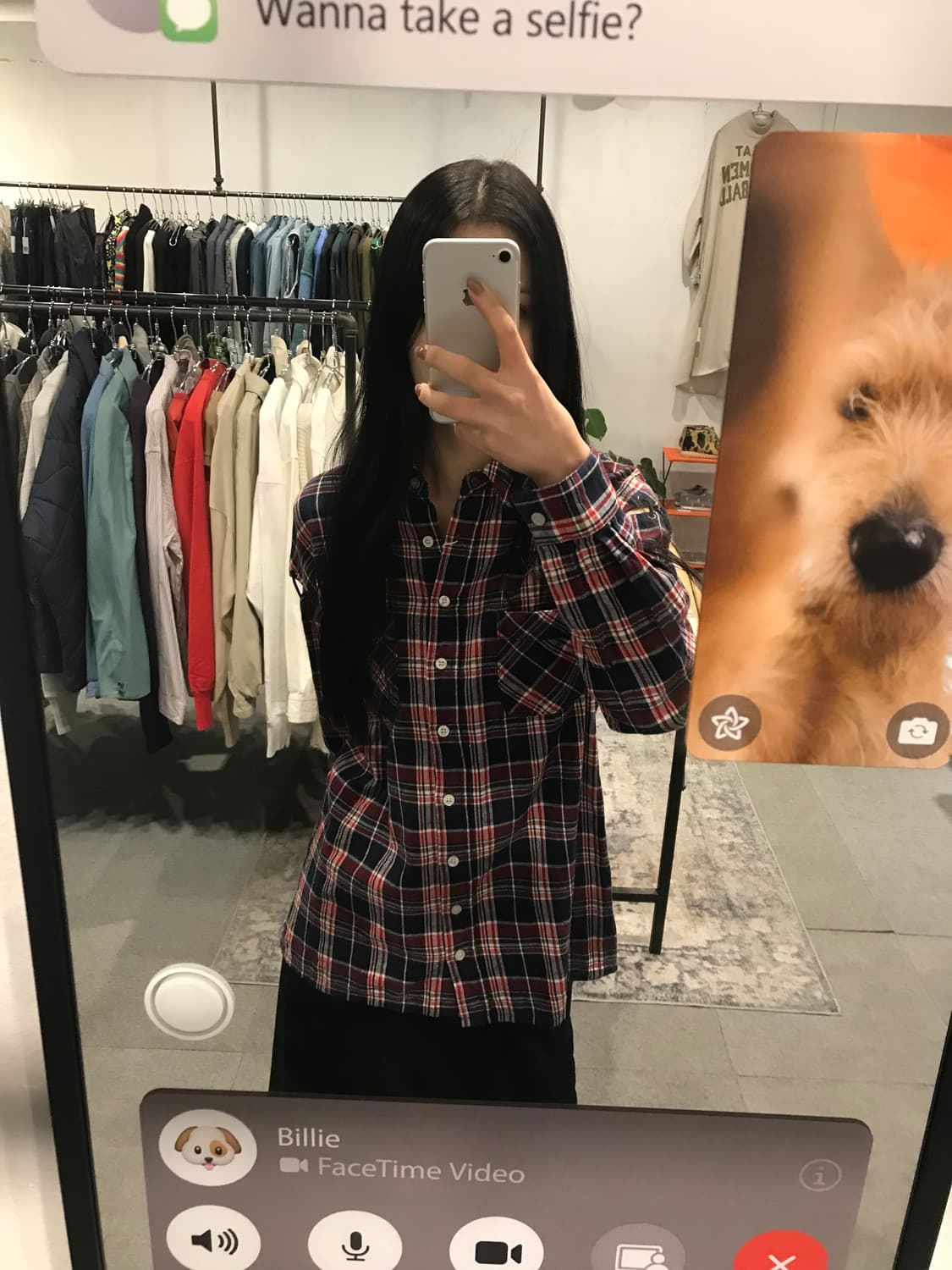 스투시 STUSSY Cut-Out Shoulder Plaid Shirt 상품이미지4
