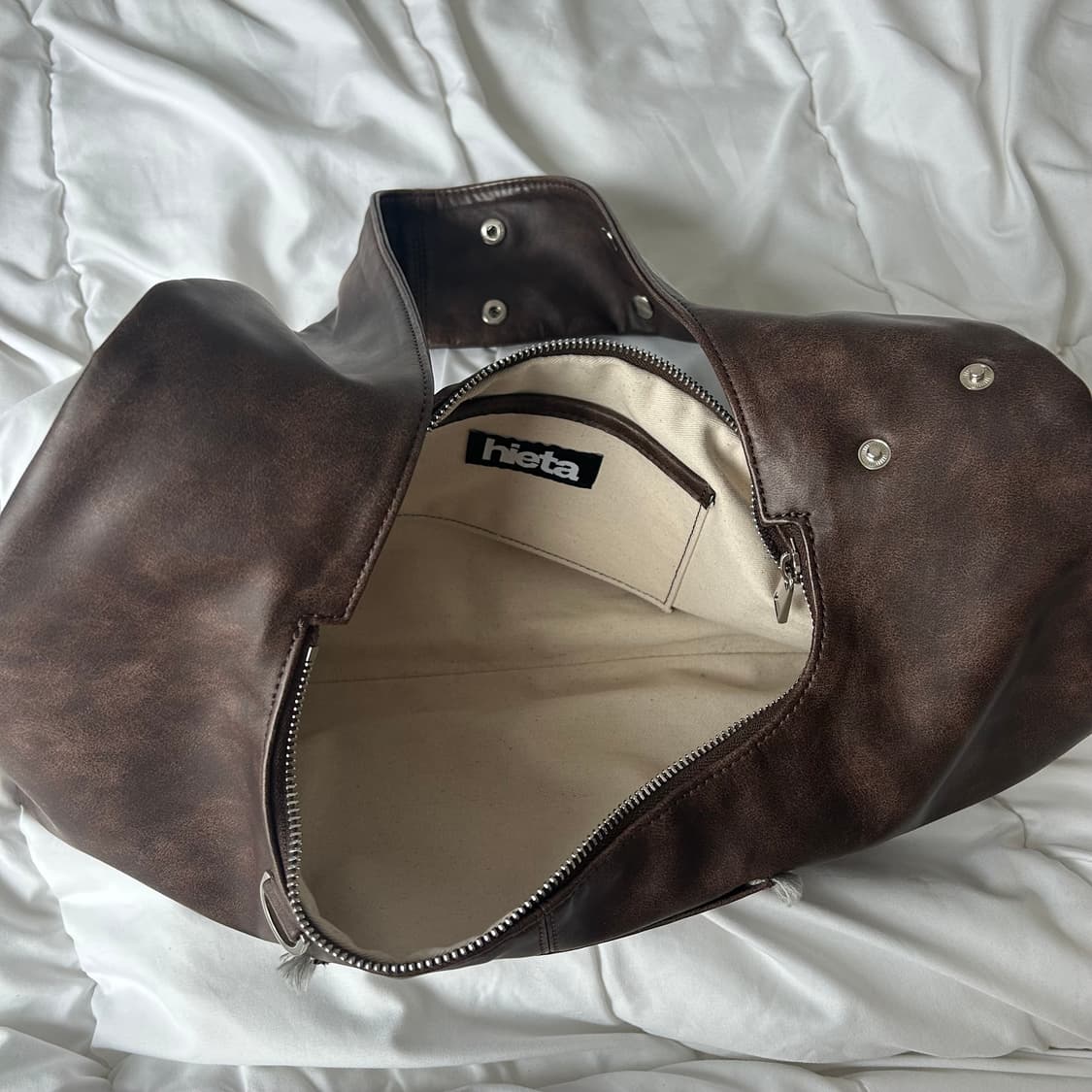 hieta 히에타 티나백 브라운 상품이미지5