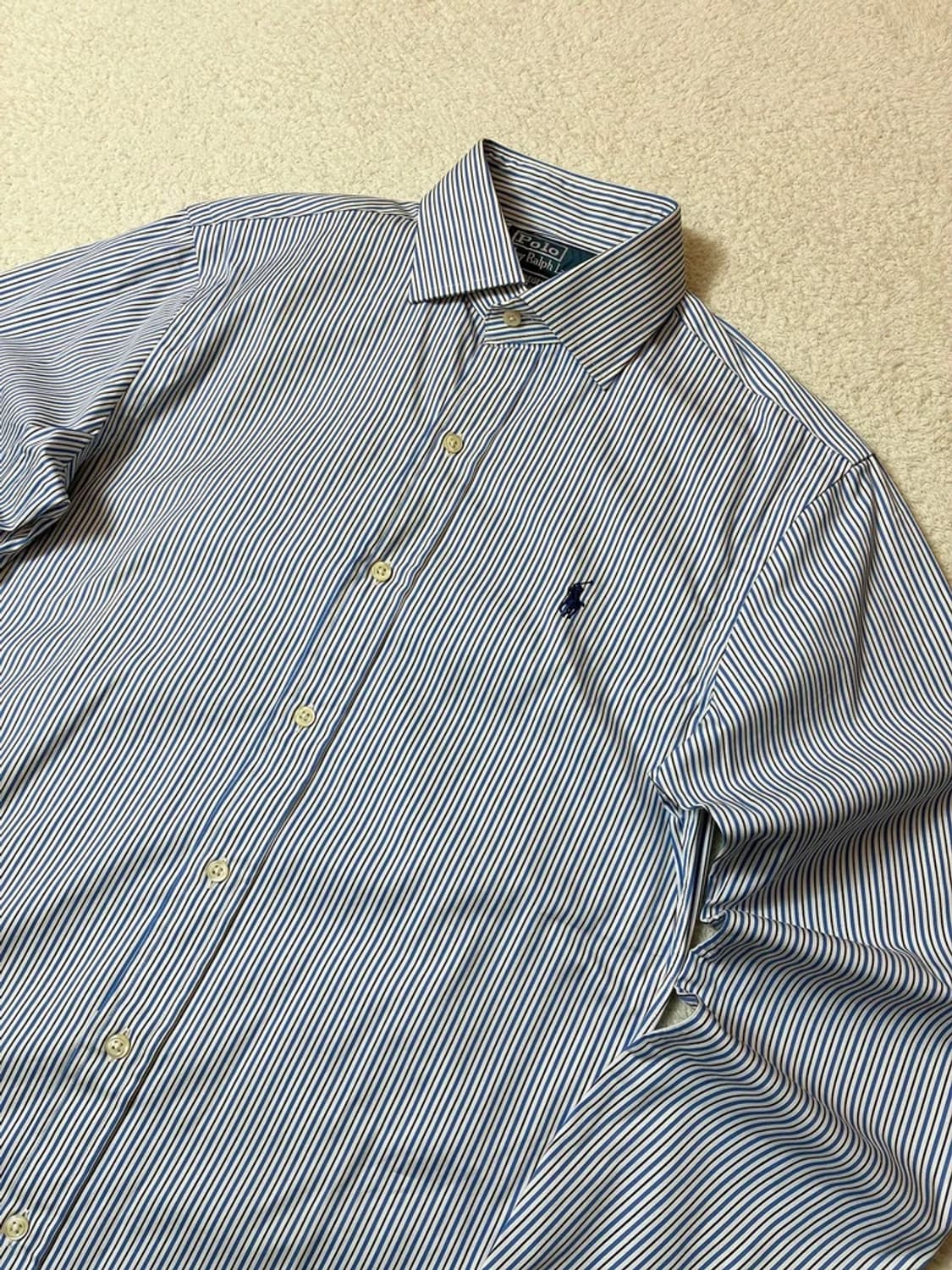 폴로 랄프로렌 시그니처 스트라이프 포니 로고 셔츠 PN6956 상품이미지2