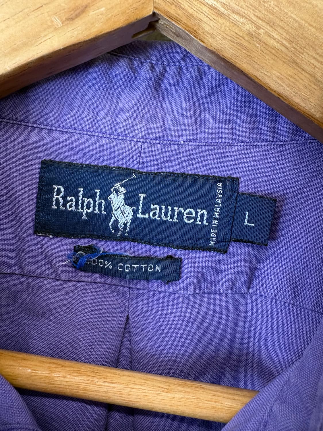 폴로랄프로렌 빈티지 셔츠 퍼플 상품이미지8