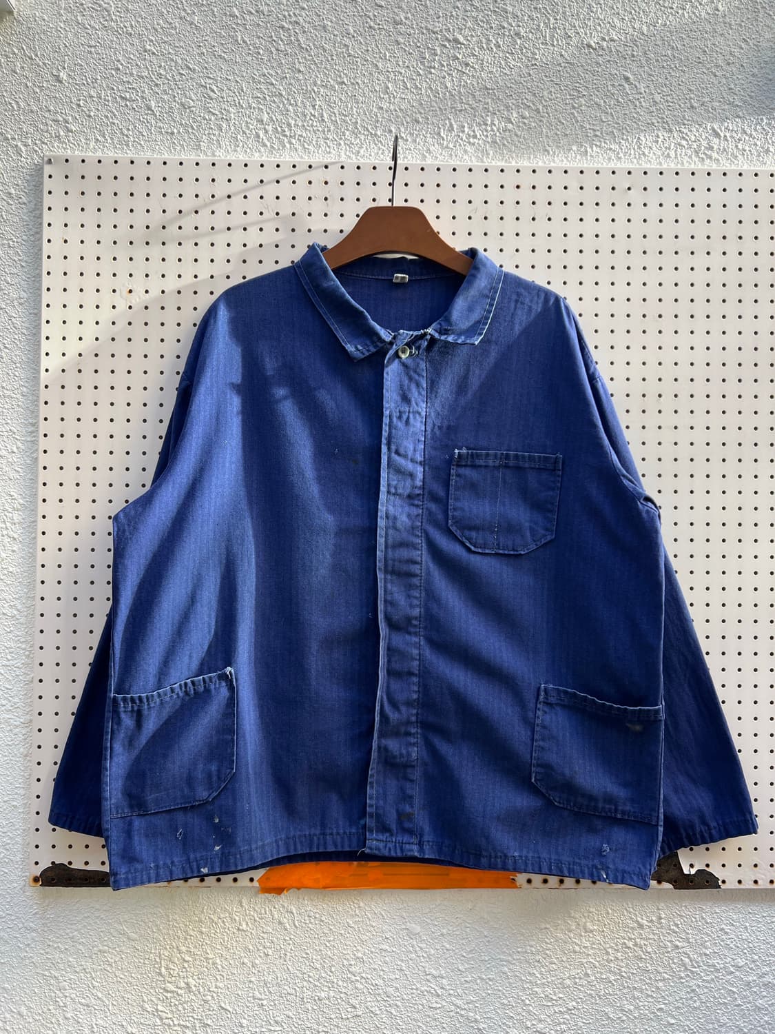 (BIGSIZE)OLD VINTAGE HBT FRENCH 프렌치워크자켓 상품이미지1