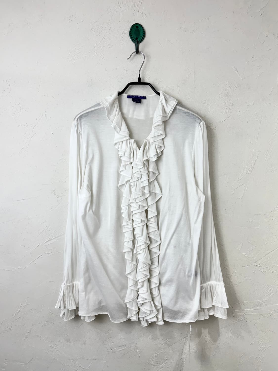 랄프로렌 컬렉션 (퍼플 라벨) 프릴 셔츠 상품이미지1