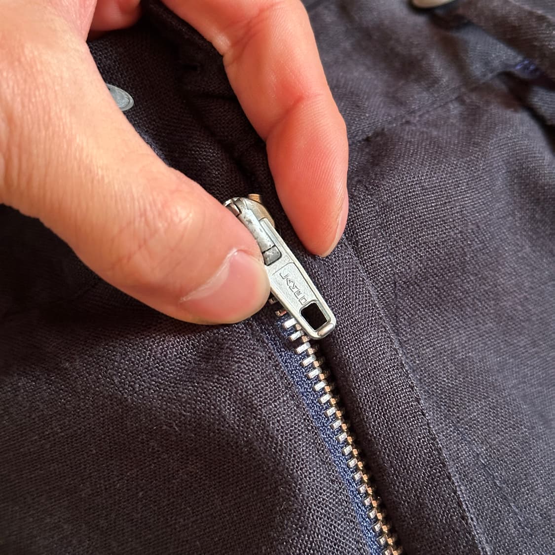 80’s Bill tornade france linen trouser 상품이미지6