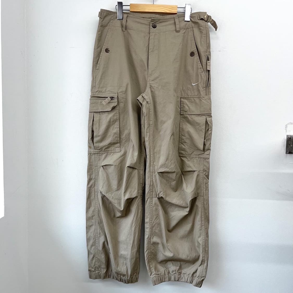 나이키 00s 스우시 제팬라인 코튼 립스탑 카고 팬츠 상품이미지3