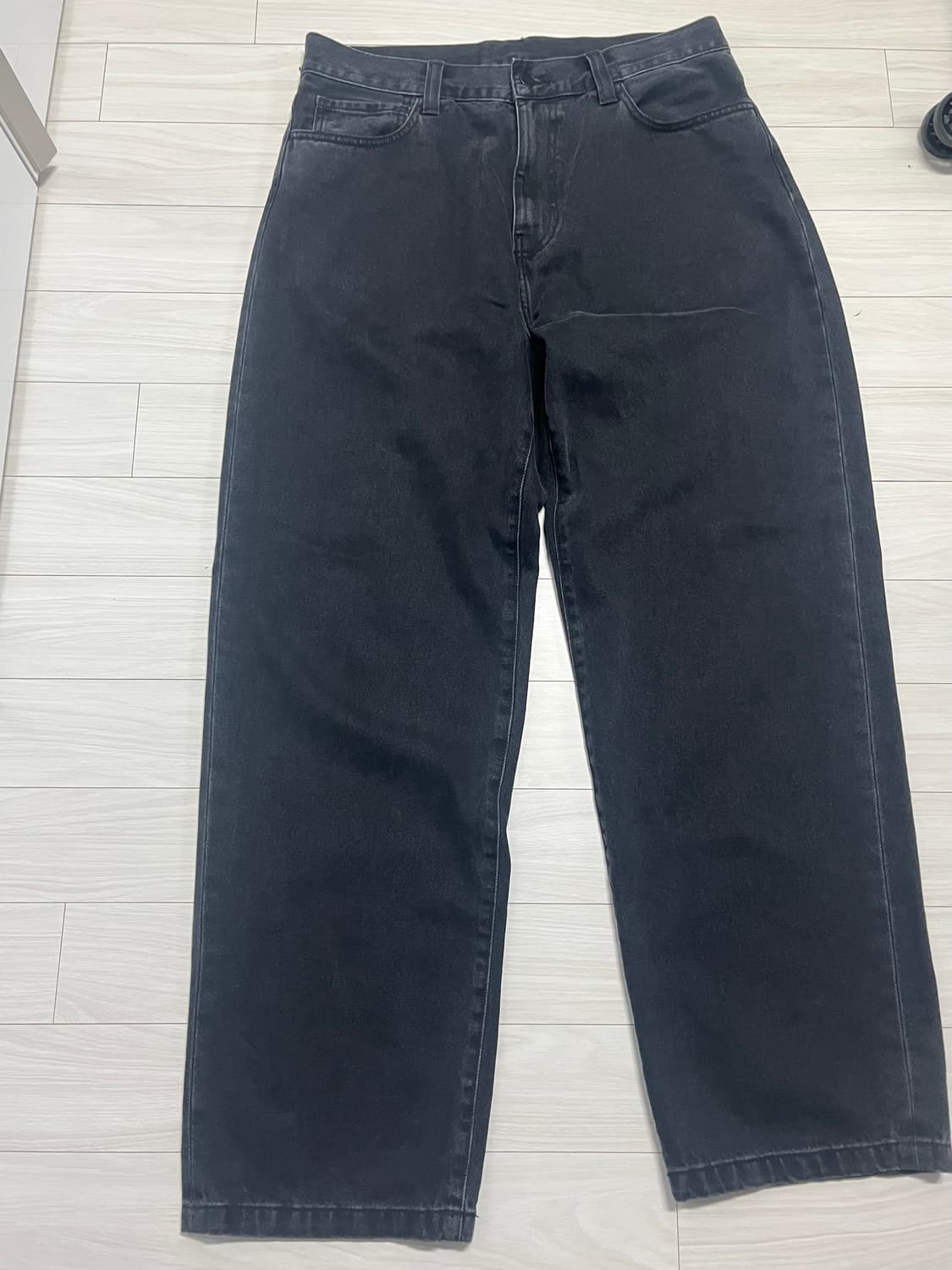 칼하트 wip 랜든팬츠 워시드 블랙 사이즈 32 상품이미지2