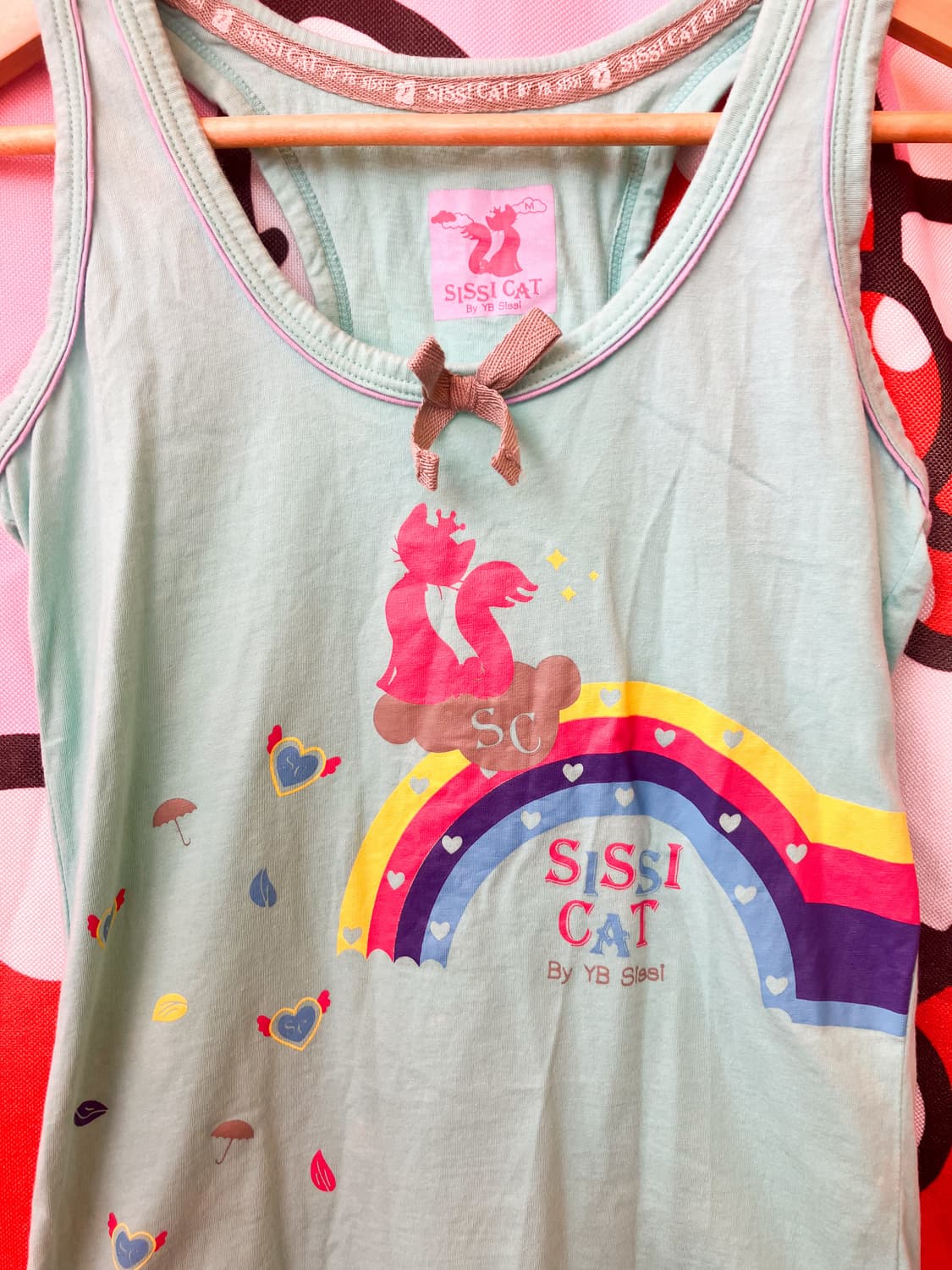 jpn 시스캣 민트 슬리브리스 상품이미지2