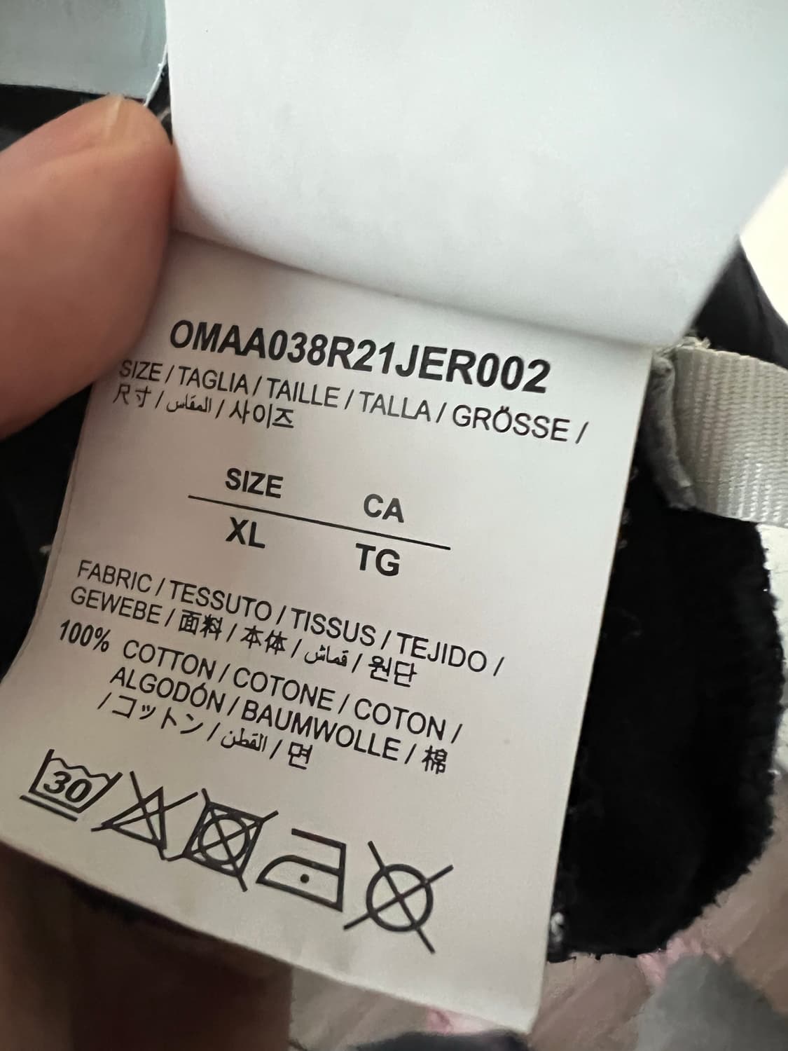 오프화이트 21ss 마커애로우 반팔 XL 상품이미지4