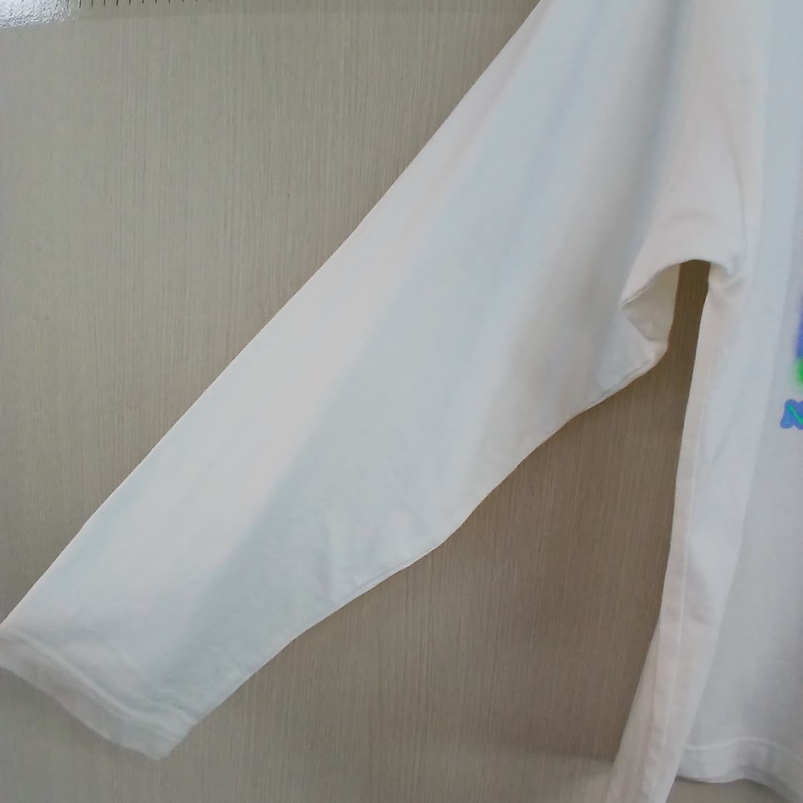 칸코 앵무새 프린팅 긴팔 티셔츠 화이트 상품이미지4