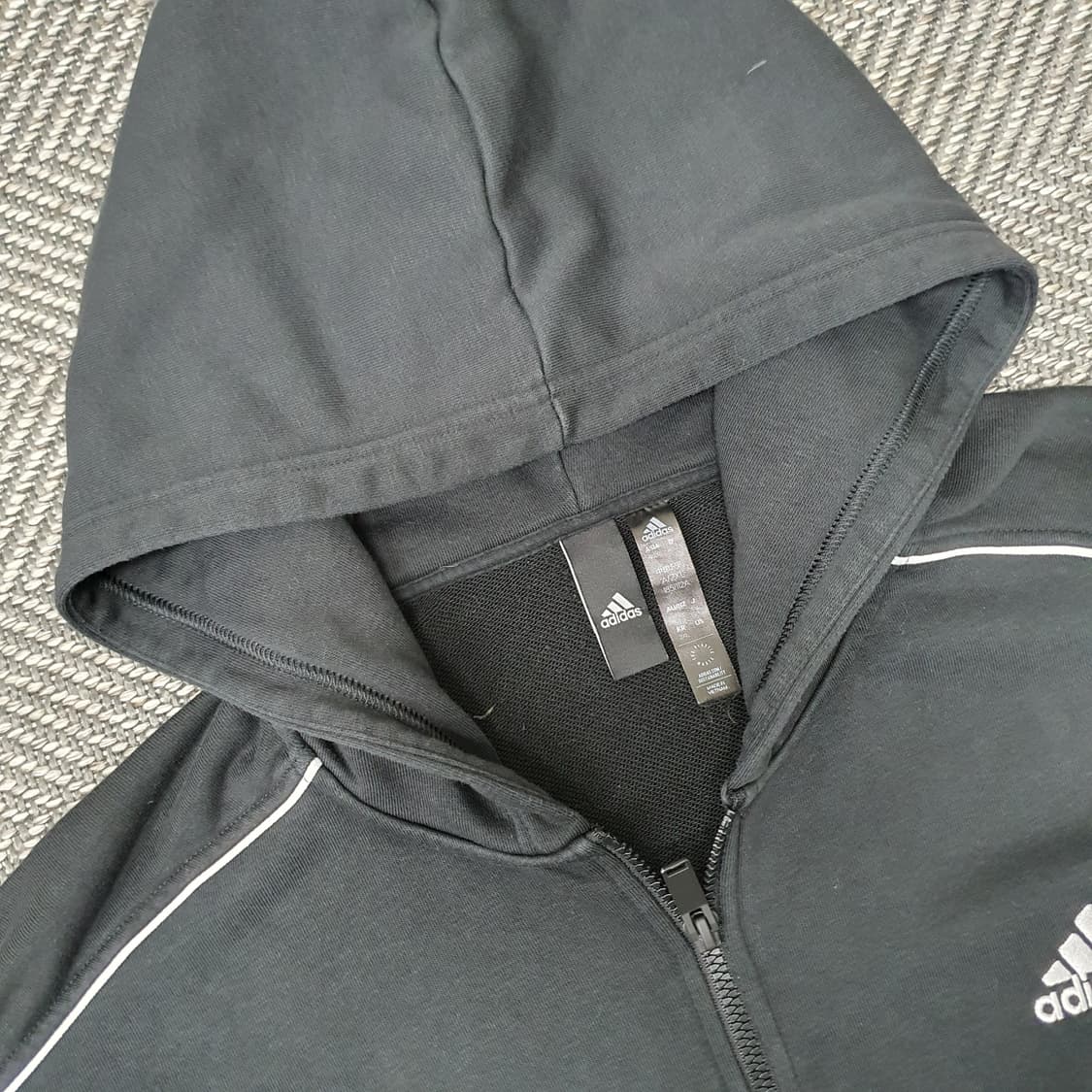 아디다스 오버핏 후드집업 남자115 상품이미지4