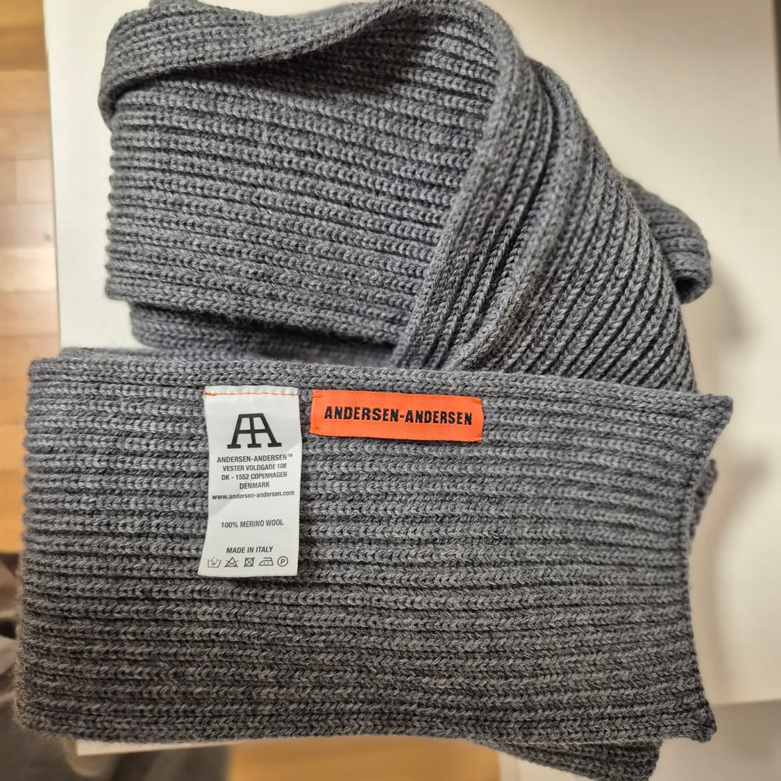 안데르센안데르센 머플러 목도리 그레이 상품이미지1