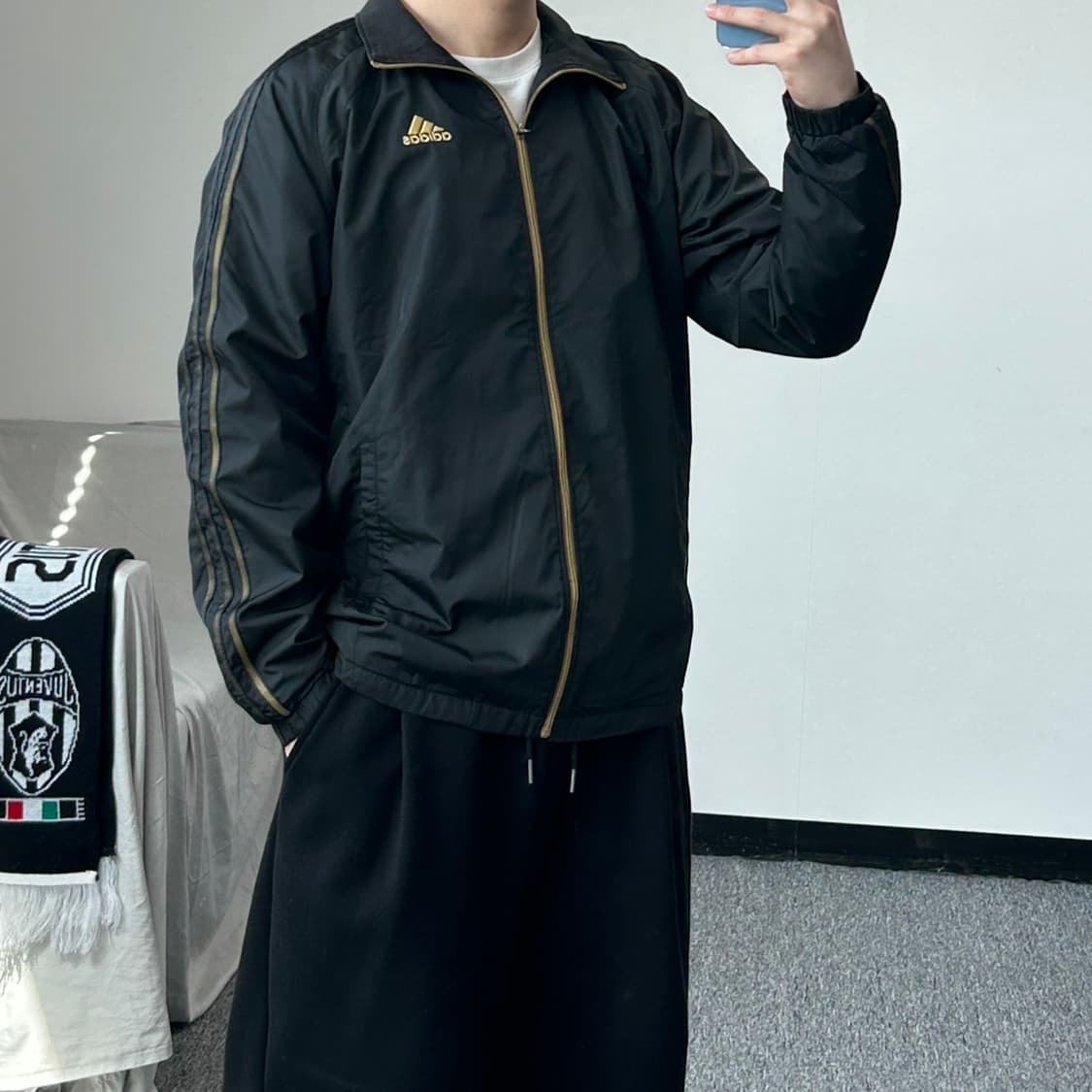 아디다스 골드 사이드라인 바람막이 상품이미지8