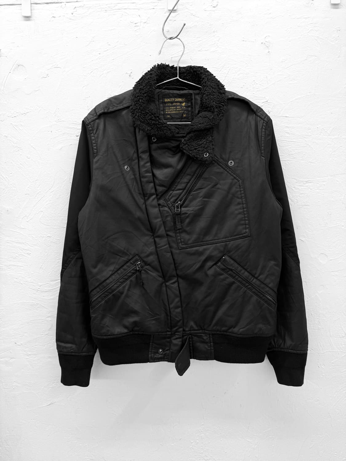 kiminori morishita X uq 코팅 봄버 자켓 상품이미지1