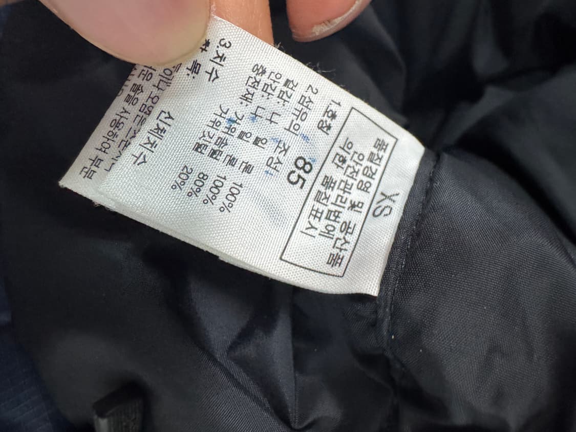 노스페이스 눕시 700 네이비 패딩 조끼 xs 상품이미지4