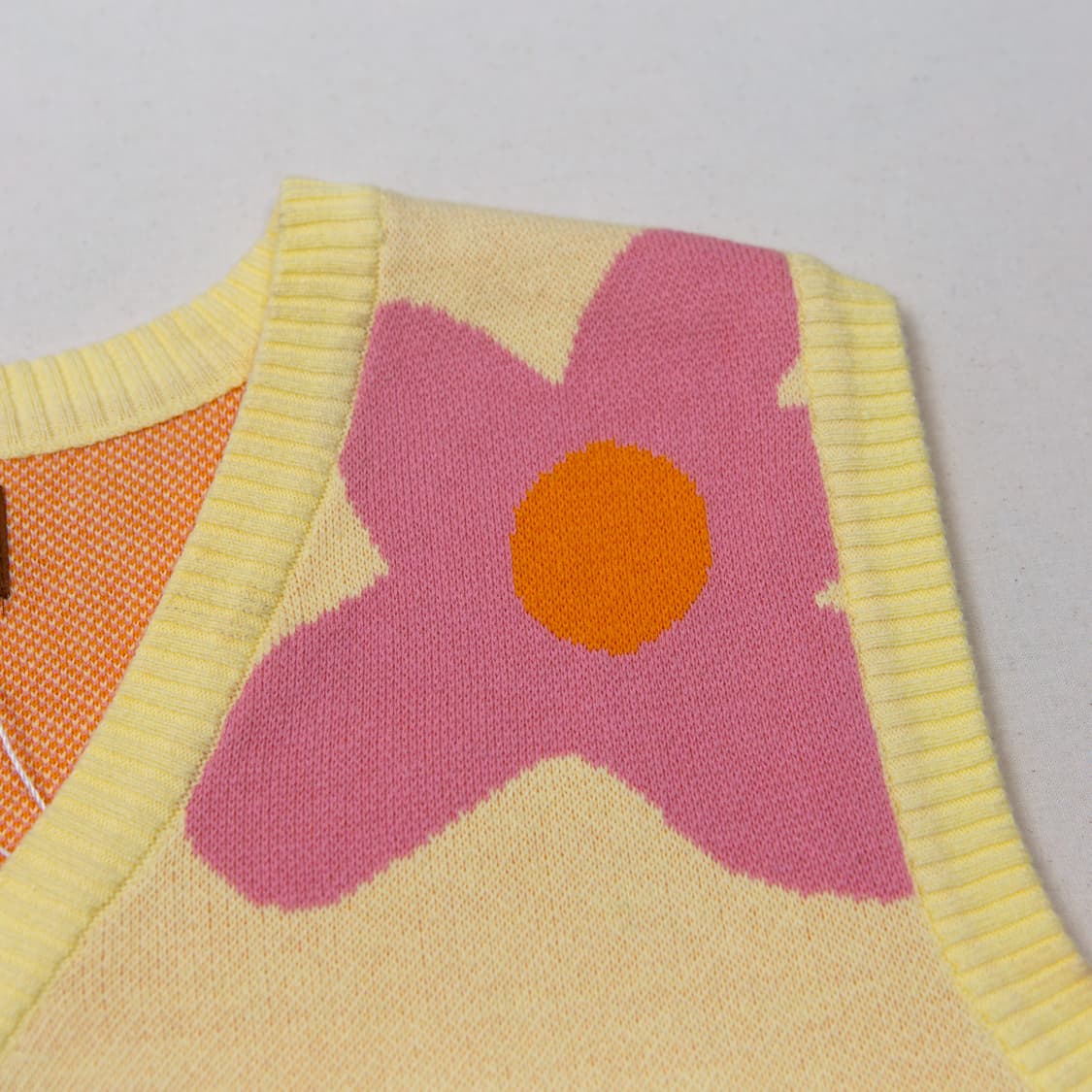 골프 르 플레르 플라워 니트 베스트 상품이미지5