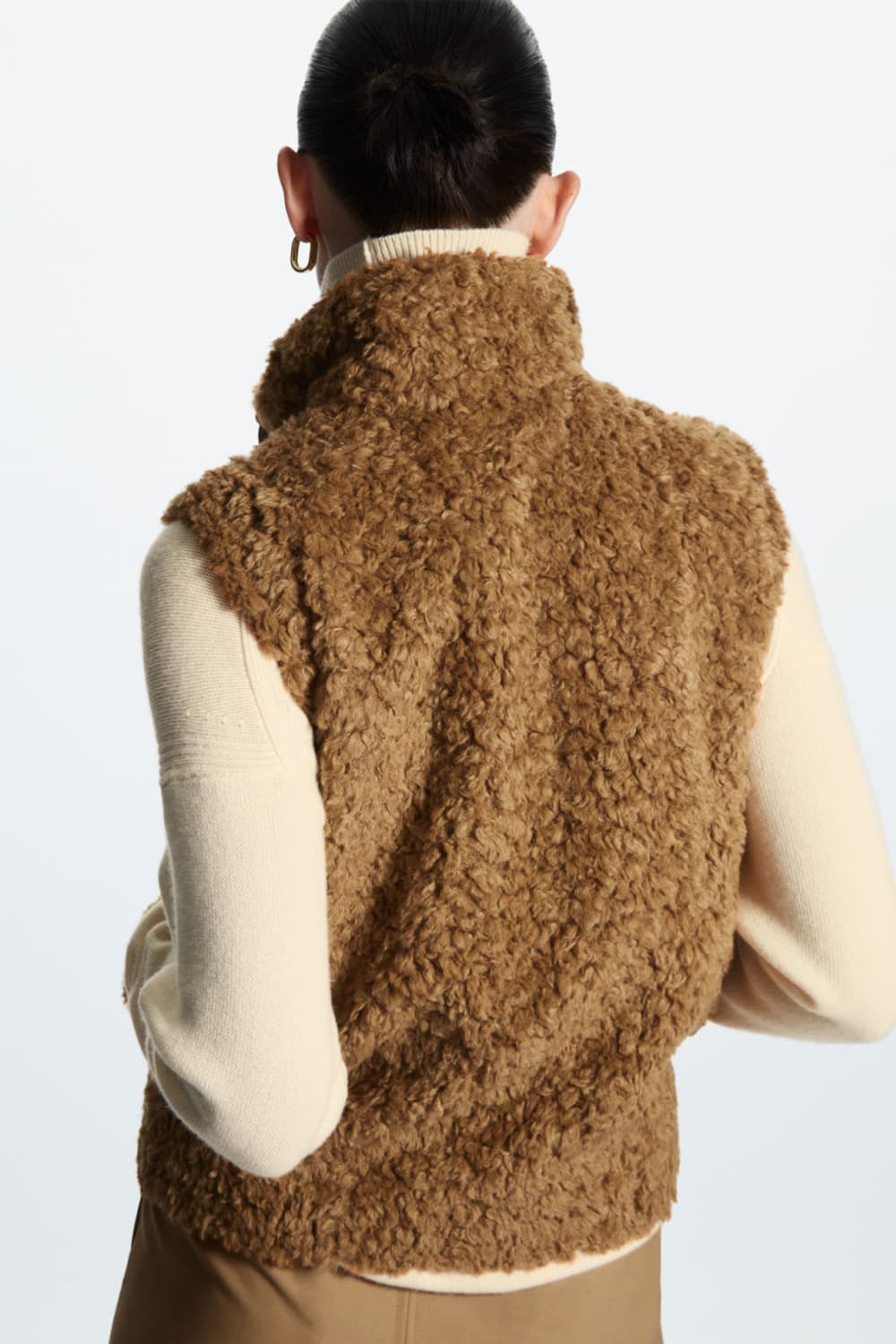 코스 COS 테디 집업 베스트 조끼 상품이미지7