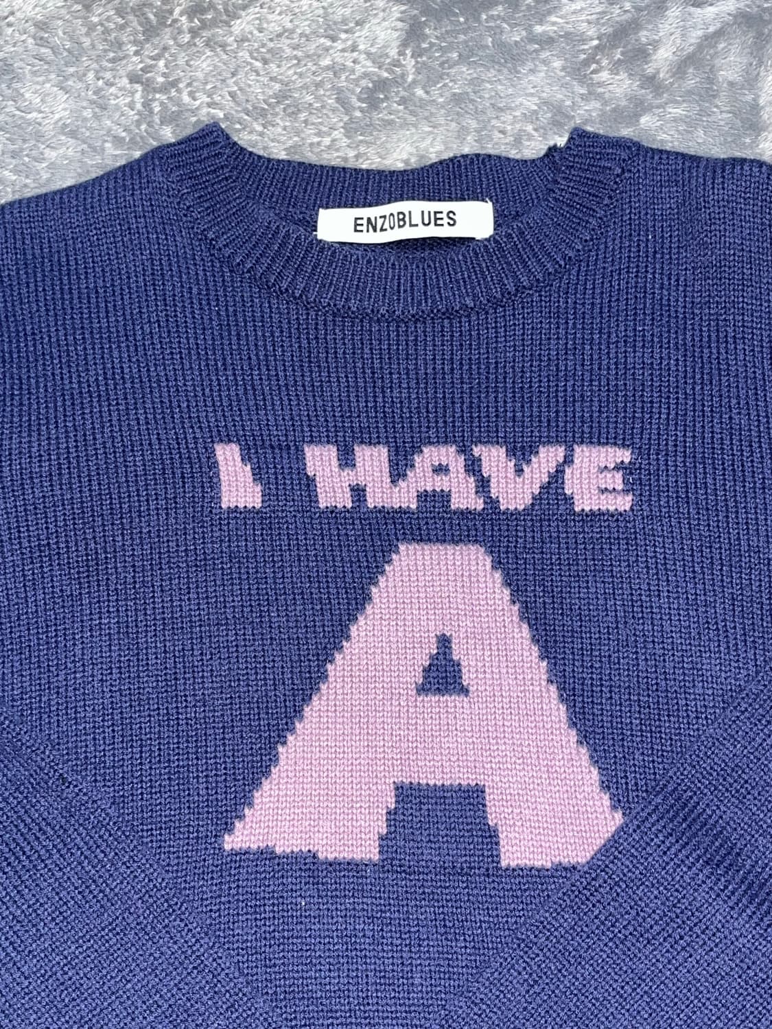 엔조블루스 니트 네이비 상품이미지2