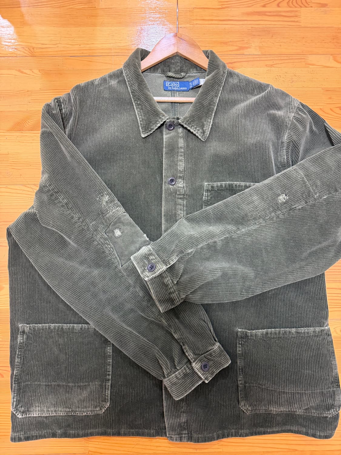 (3) 폴로 랄프로렌 유틸리티 오버셔츠 XXL 상품이미지1