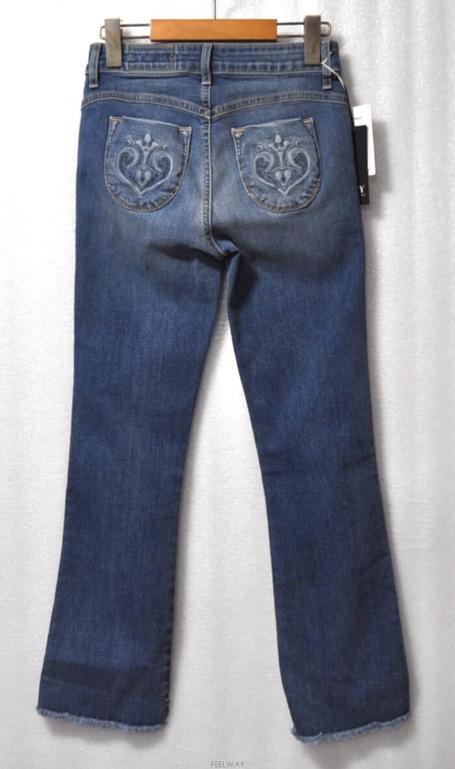 씨위진/여성밑단언발란스데님팬츠(허리24~25) 상품이미지2