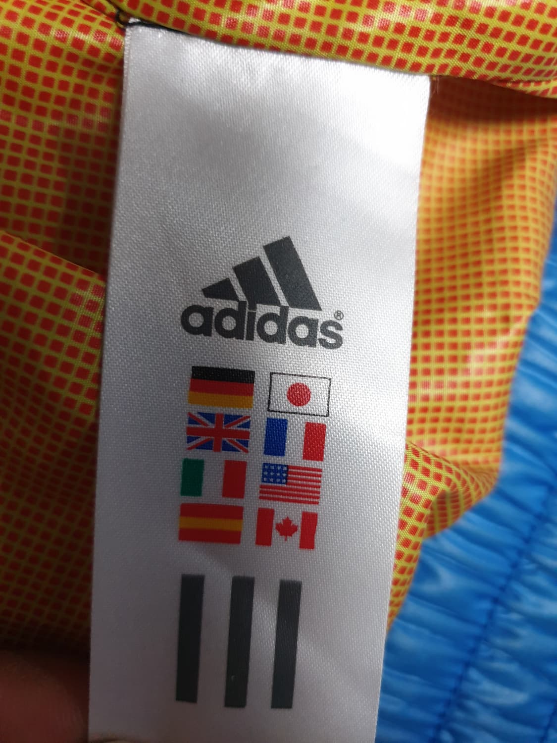 아디다스 올드스쿨 Q4S  칼라지퍼 덕다운 푸퍼 유광 패딩 (L) 상품이미지5