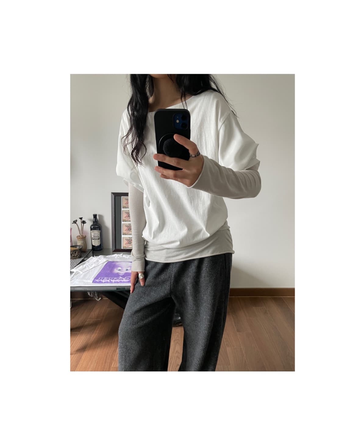 [ikka] 2-way sleeve top 상품이미지9