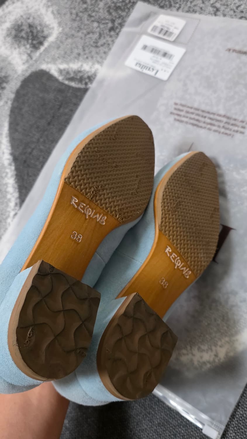 흐꺙 Fetiche 페티슈 스웨이드 펌프스 3cm 245 (비브람 완료) 상품이미지7