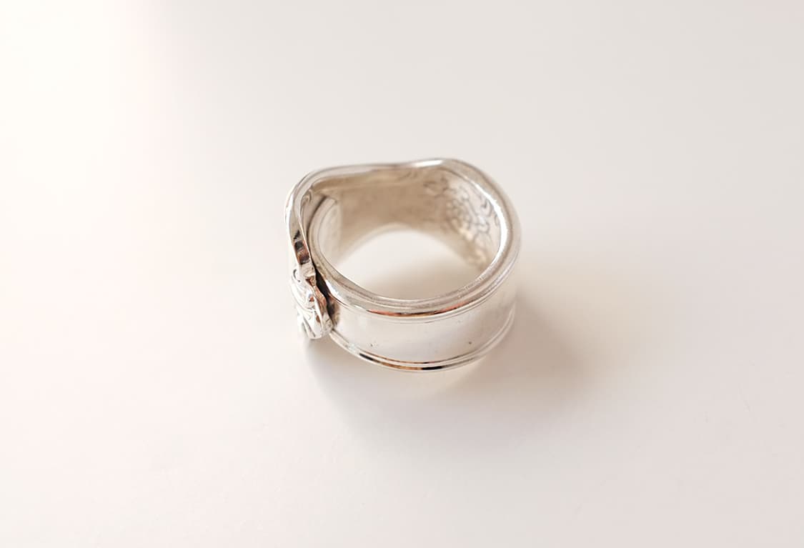 1950s 빈티지 스푼으로 만든 빈티지스푼반지 빈티지반지 상품이미지5