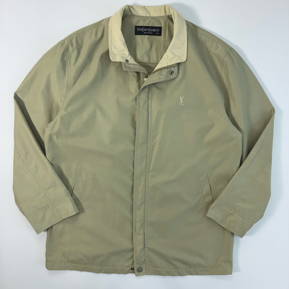 Yves Saint Laurent  입생로랑 자수 폴리쉘 베이지 블루종  상품이미지1