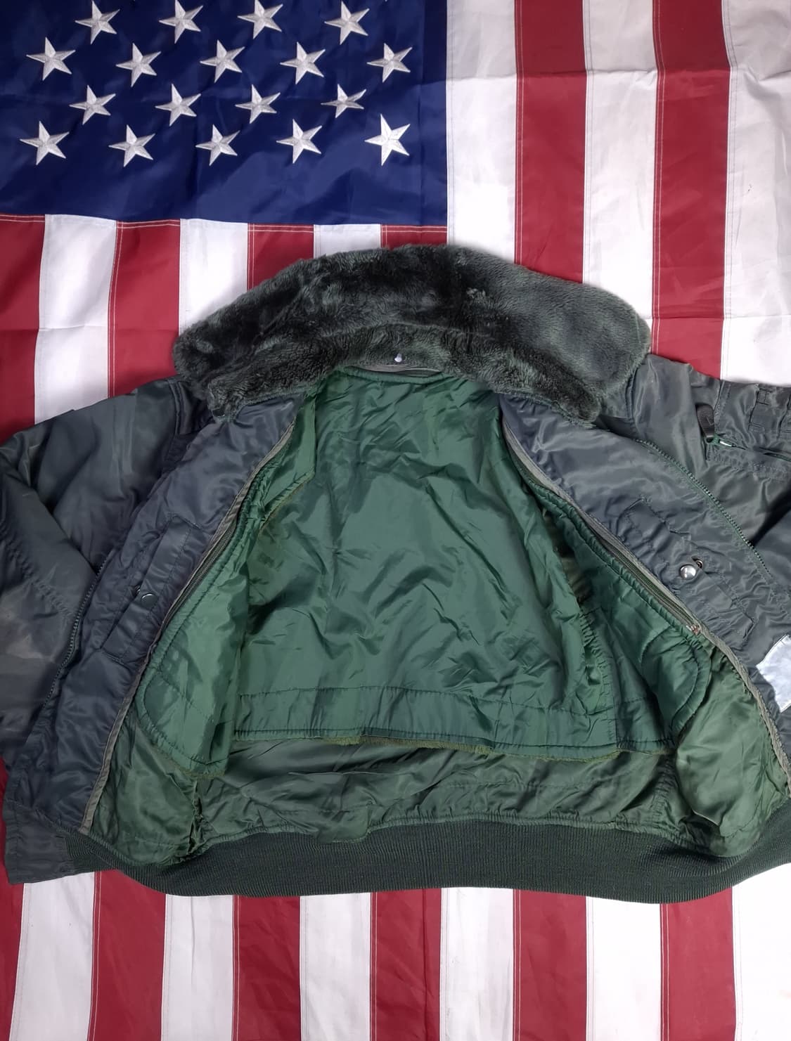 80's 국군 장교용 MA-1 항공자켓 상품이미지5