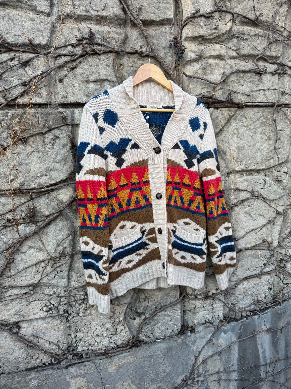 Thursday island 나바호 패턴 니트 가디건 s 상품이미지3