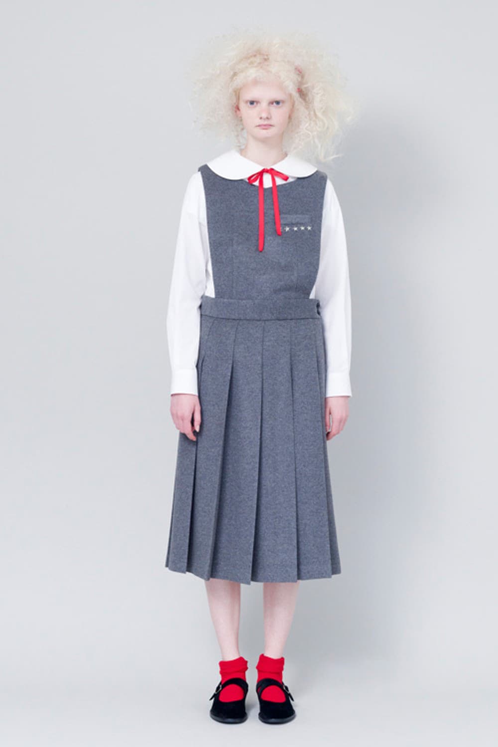 Star Stud Overall Pleats One Piece 상품이미지1