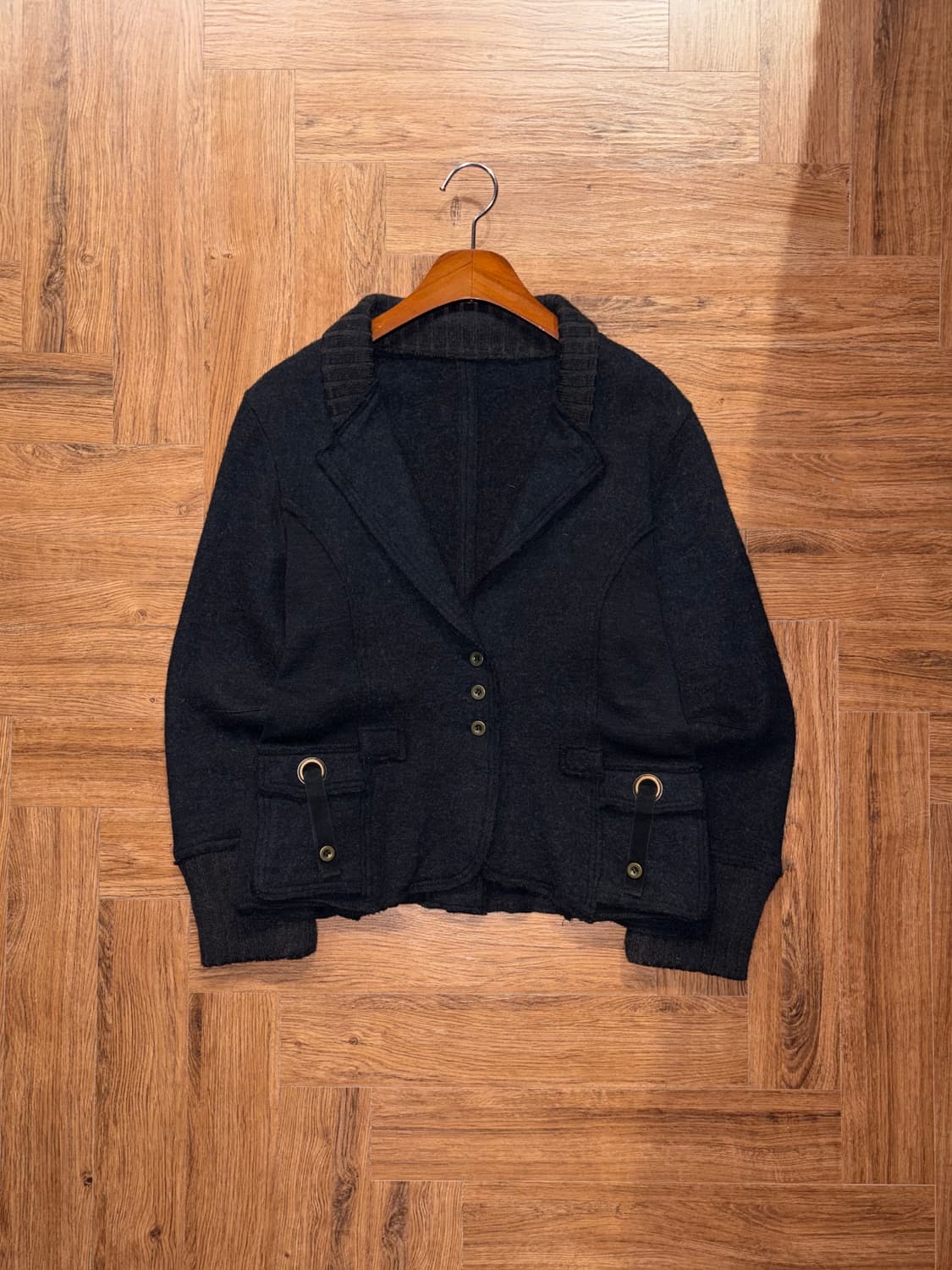 일본빈티지 디테일 모 자켓 상품이미지2
