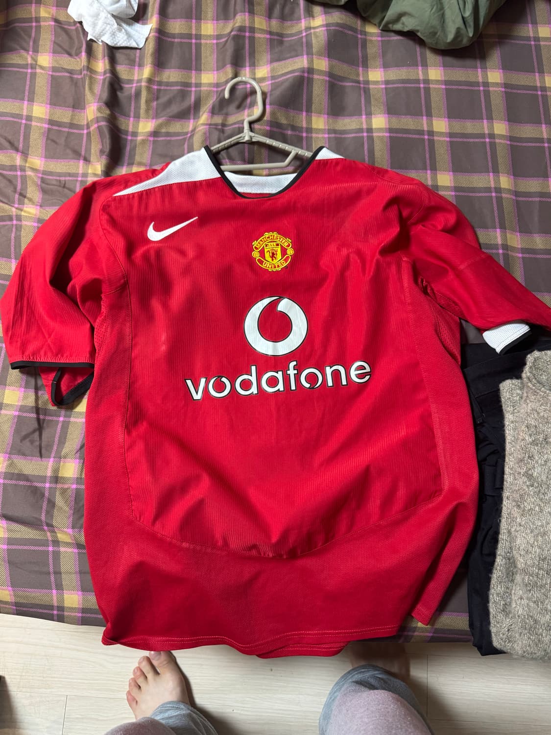 04-06 맨유 보다폰 유니폼 (루니 마킹) 해외L 상품이미지1