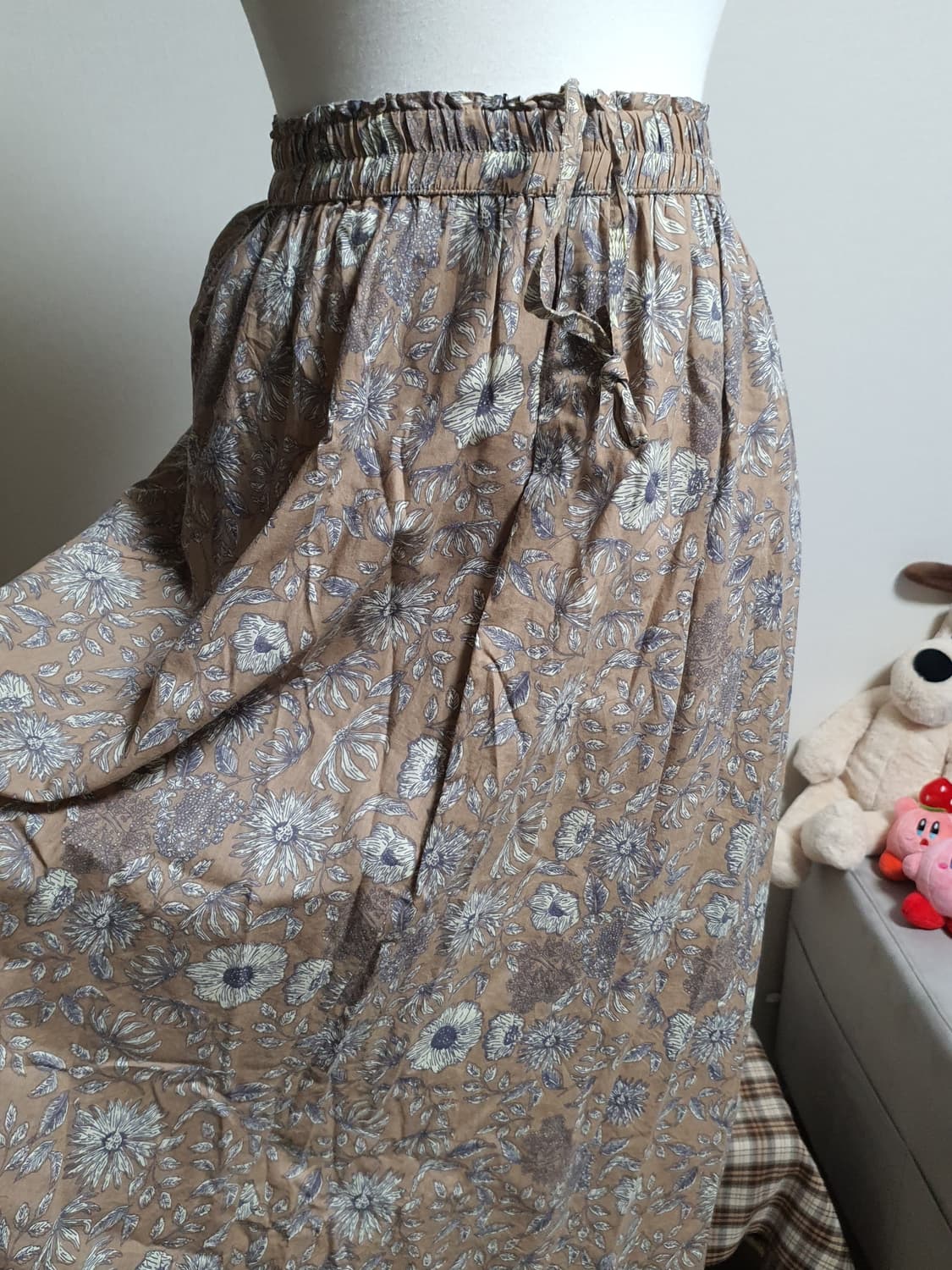 [빈티지] 플라워 패턴 롱 스커트 Free사이즈 상품이미지1